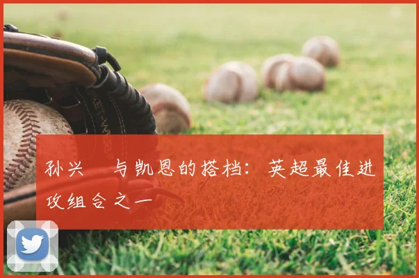 孙兴慜与凯恩的搭档:英超最佳进攻组合之一